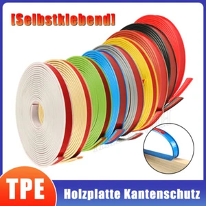TPE Selbstklebend Kantenschutz Fassungsprofil U-Profil Schutzband Holz Möbel - Picture 1 of 17