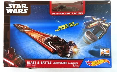 Hot wheels Star Wars Blast and Battle lightsaber launcher Disney - Image 1 of 4