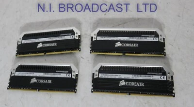 4x 16gb Corsair Dominator platnium DDR4 high performance memory  3200Mhz speed - Image 1 of 4