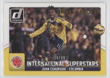 2015 Panini Donruss International Superstars Press Proof Gold /99 Juan Cuadrado