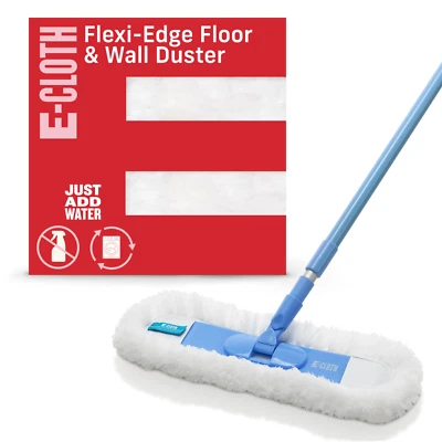 E-CLOTH Flexi-Edge Floor & Wall Duster Kit