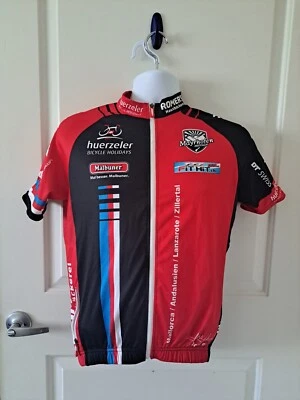 MAX HUERZELER BICICLETA VACACIONES MAYRHOFEN MALBURNER Bicicleta Ciclismo Jersey Talla M Foto 1 de 4