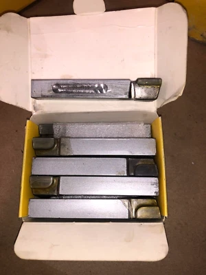 CARBIDE BRAZED TIPPED LATHE TOOL BITS AL8 HT53 CARBIDE EQUIV TO GRADE K8 QTY 10 - Image 1 of 2