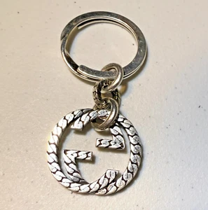 Gucci 678644 GG Silver 925 Keychain keyfob, New in box - Picture 1 of 10
