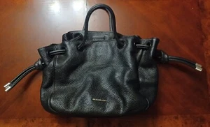 Michael Kors Black Pheobe Leather Handbag - Picture 1 of 5