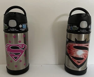 Thermos 12 oz. Kid's Funtainer Vacuum Insulated Stainless Steel Straw Bottle - Picture 1 of 6