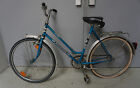 Altes Hercules Hobby Fahrrad Stadtrad 26" Tiefeinsteiger blau oldschool (A23-603