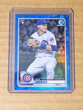 2020 Bowman Chrome Blue Refractor /150 RC Nico Hoerner Cubs