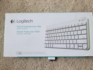 Logitech Wired Keyboard for Apple iPad with 30-Pin Connector - Picture 1 of 3