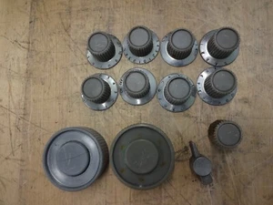 Vintage National NC-173 183 Ham shortwave receiver original knob set parts - Zdjęcie 1 z 3