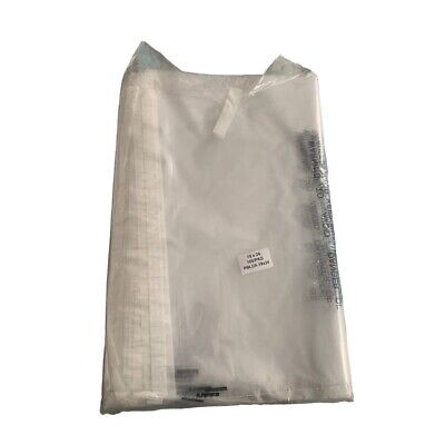 100 19 X 24 Self Seal Suffocation Warning Clear Poly Bags 1.5 Mil • 12$