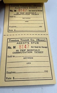 Vintage Capital Transit (NJ) Round Trip Bus Coupon Booklet. - Picture 1 of 5