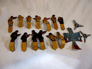 13-WWII Thin Cardboard Toy Soldiers - Picture 1 of 4