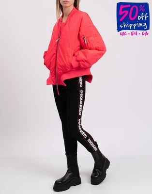 RRP €865 DSQUARED2 SKI Stirrup Trousers IT38 US2 UK6 XS High Waist Logo Stripes  - Image 1 of 4