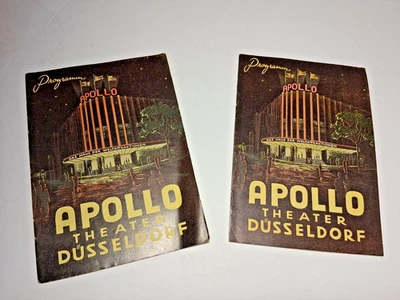 1950 Mai u. Juni DÜSSELDORF 2x programm VARIETÉ APOLLO THEATER clown POLO RIVELS - Bild 1 von 4