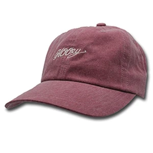 Gorra de béisbol HOOey Hat "Fin de semana" ajustable tinte lavado rojo 1811T - Imagen 1 de 1