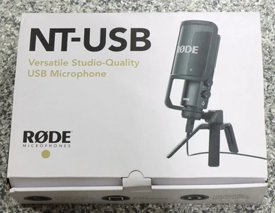 RØDE NT-USB Condenser Microphone - ideal for podcast, streaming, gaming - Image 1 of 4