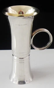 Sterling Silver Double Jigger Bar Measure, W I Broadway & Co, Birmingham 2002 - Picture 1 of 12