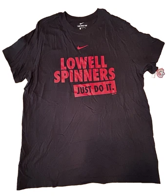 Lowell Spinners Nike "Just Do It" Camiseta Negra 3XL (024) Foto 1 de 4