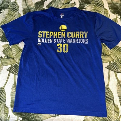 CAMISETA MAJESTUOSA PARA HOMBRES STEPHEN CURRY GOLDEN STATE WARRIORS BALONCESTO NBA Foto 1 de 4