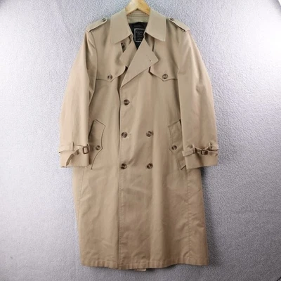 Christian Dior Monsieur Mens Classic Beige Double Breasted Trench Coat 38R - Image 1 of 4