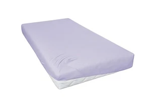 Spannbettlaken Bettlaken Jersey Matratzenbezug Spannbetttuch 100x200 lavendel - Bild 1 von 5