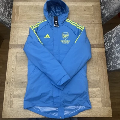 Adidas Arsenal Padded Jacket Size X Large Men’s  Stadium Parka Coat Brand New - Image 1 of 4