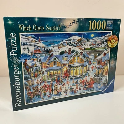 Ravensburger Which One's Santa? 1000 Piece Jigsaw Puzzle Christmas Limited Ed - Image 1 of 4