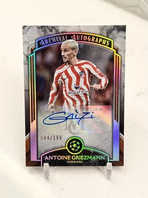2022-23 ANTOINE GRIEZMANN #'d /199 Topps UEFA Museum Collection Archival AUTO SP - Image 1 of 2