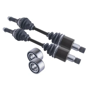 Polaris Ranger RZR rear cv axles & wheel bearings set 800 2008 2009 2010 - 2014 - Picture 1 of 4