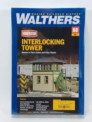 Kit torre de enclavamiento Walthers 933-3071 tren escala HO Foto 1 de 4