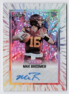 Max Brosmer Rookie Auto! 4/5 Blatt LEBENDIGES Autogramm MINNESOTA VIKINGS!! - Bild 1 von 2