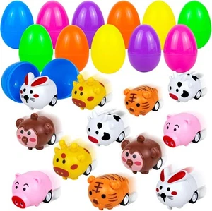 Easter Egg Fillers with Pull Back Cars, Basket Stuffers for Toddler... - Picture 1 of 8