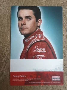casey mears Foto Bio-Postkarte.  6 x 9.  Nicht handsigniert - Bild 1 von 2