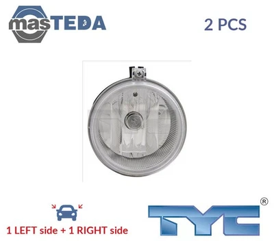 19-11039-00-9 PAR DE LÁMPARAS ANTINIEBLA TYC 2 PIEZAS PARA DODGE CALIBRE, NITRO, GRAN CARAVANA Foto 1 de 4