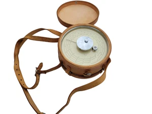 Grande Micro Altimetro M1-6 6000 Piedi Rilevatori Geometri con Custodia in Pelle - Foto 1 di 12