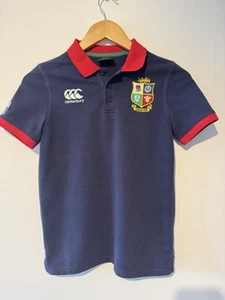 Camisa polo de rugby British Lions 2020 Canterbury niños 12 años Navy SA Tour - Imagen 1 de 6