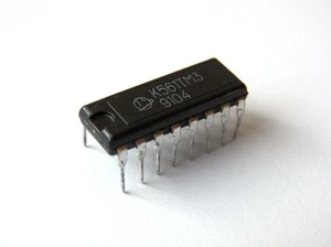 CD4042A ex-UdSSR CMOS viertakt D-Riegel MENGE = 10 - Bild 1 von 1