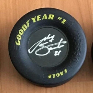 Johnny Sauter signierter signierter Mini-Goodyear-Reifen - Bild 1 von 1