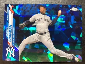 2020 Topps Chrome Update MLB Baseball Sapphire #U-249 Aroldis Chapman Yankees - Picture 1 of 2