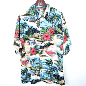 Authentic Big Dogs Hawaiihemd Herren Gr. XL bunt Neuheit Camp Urlaub - Bild 1 von 11