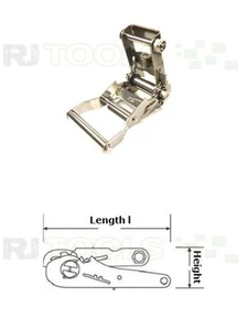 Spannratsche - Ratschen für 36 mm gurt - Edelstahl - 931368 - 5 stück - Bild 1 von 1