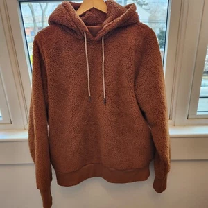 Athleta Tugga Sherpa Hoodie Cattail Braun M - Bild 1 von 3