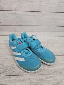 Adidas The Total Weightlifting Cloud Blue/White Shoes HQ3532 M 5.5 W 6.5 - Picture 1 of 5