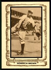 1982 CRAMER BASEBALL LEGENDS SERIES 3 #71 MORDECAI BROWN CHICAGO CUBS