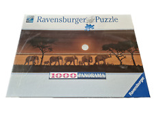Ravensburger Puzzle 151103 Elefanten in der Savanne 1000 Teile Soft Click NEU