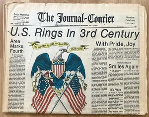 EE. UU. Anillos en siglo III, The Journal-Courier, 5/07/1976, periódico de colección - Imagen 1 de 2