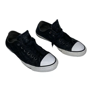 5 Zapatillas Unisex Hombre 7 Mujer Negras Acolchadas Parte Superior Baja de Converse All Star     - Imagen 1 de 10