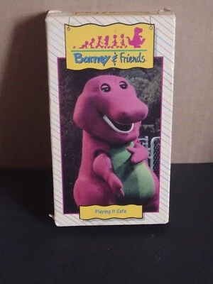 Barney And Friends Playing It Safe VHS Tape 1992 Time Life Video The Lyons Group - Image 1 of 4