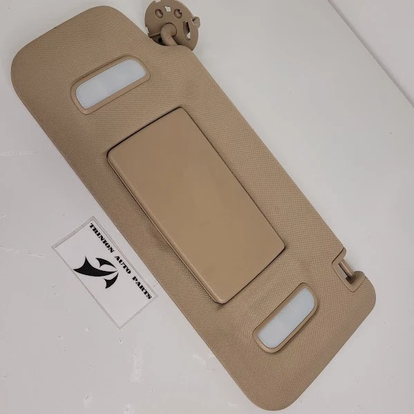 Parasol Saturn Outlook 2007-2010 tela lateral del conductor marrón con espejo ligero OEM Foto 1 de 3